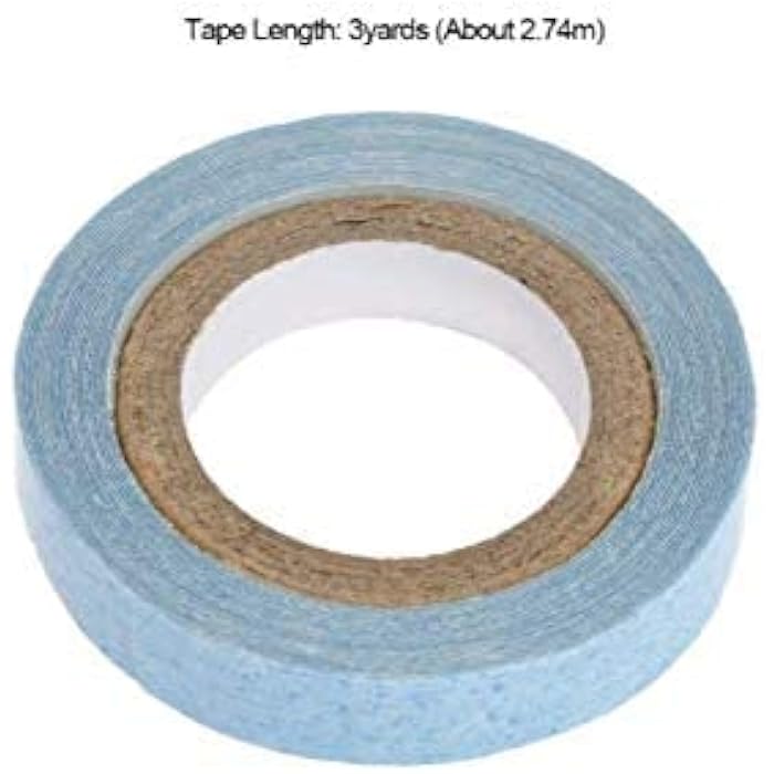 SCIENISH Seamless Hair Extension Double-sided Hair Tape 1 Roll 0.8cm 3yards Waterproof Hair Tape Double-sided Adhesive Glue For Hair Extension Wigs ,about 2.74 Meters Long - Image 4